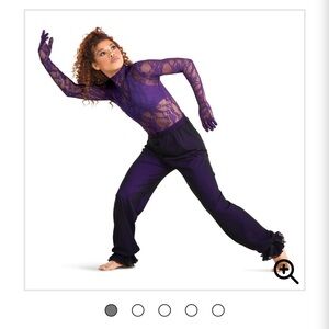 Revolution Purple Lace Dance Costume